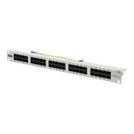 DIGITUS Prespojni panel CAT 3 ISDN - 1U - 19", crni